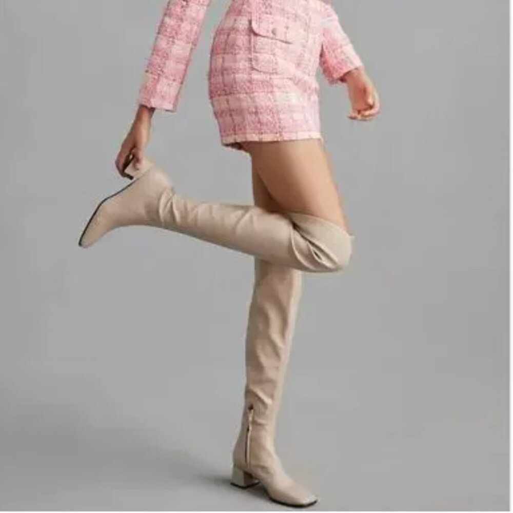 Bibilou Heeled Over the Knee Boots with Elegant Silhouette